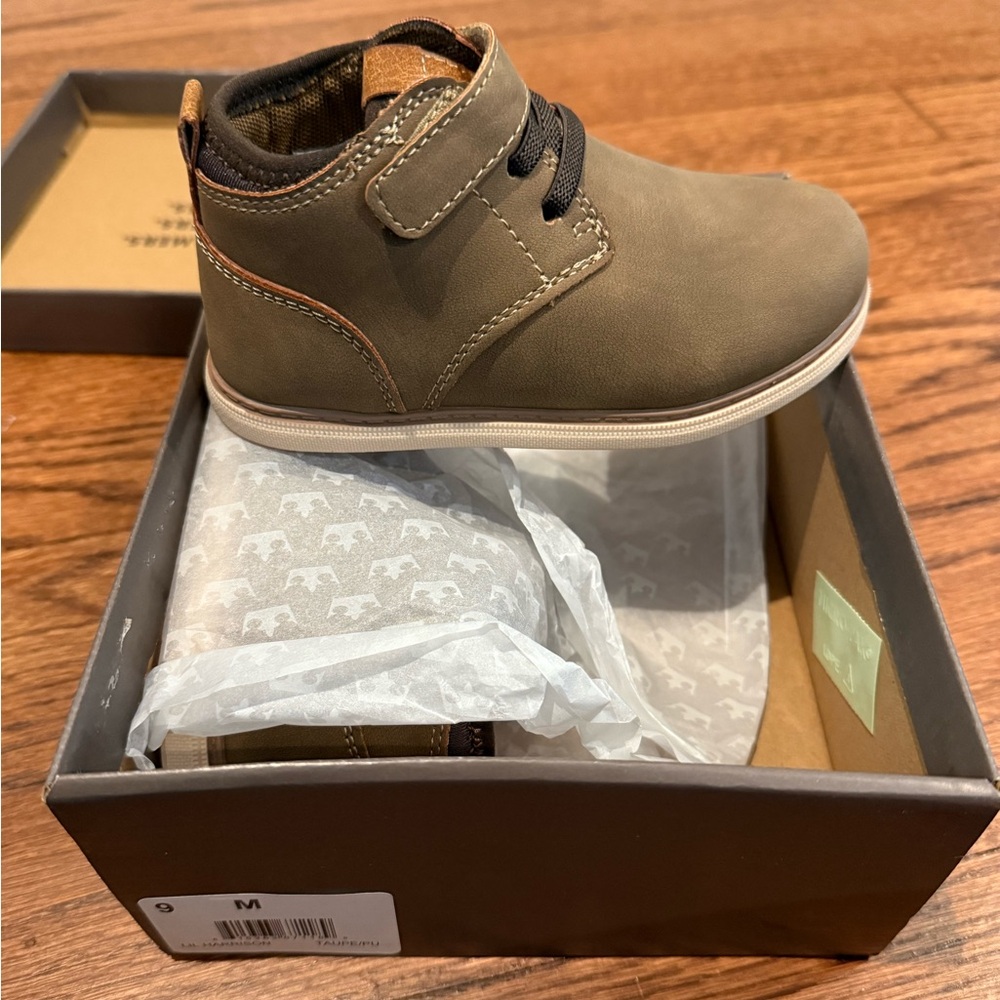 Crown Kids Tan Ankle Boots